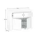 Komód fehér 0000303544