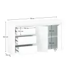 Komód fehér 0000303627