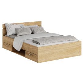 Ágyneműtartós franciaágy 140x200 0000338755