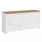 Fehér magasfényű komód 0000352380