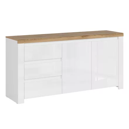 Fehér magasfényű komód 0000352380