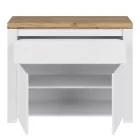 Magasfényű fehér komód 0000352381