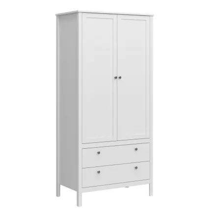 Fehér gardróbszekrény S52417