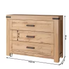 Komód tölgy 0000354542