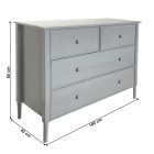 Szürke komód 0000356819