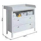 Komód pelenkázóasztallal 0000360099