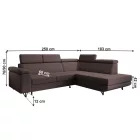 Ülőgarnitúra L alakú 0000362488