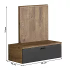 Modern éjjeliszekrény 0000362585