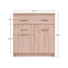 Komód 60 cm széles 0000370851