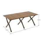 Összecsukható kempingasztal 0000371017
