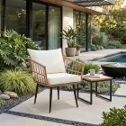 Rattan kerti fotel 0000371808