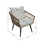 Rattan kerti fotel 0000371808