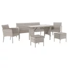 Műrattan kerti garnitúra 0000371811