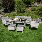 Műrattan kerti garnitúra 0000371811