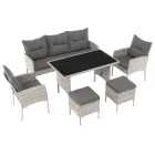 Műrattan kerti garnitúra 0000371811