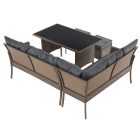 Rattan sarok kerti bútor 0000371812