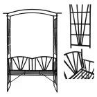 Fém kerti pad 0000373327