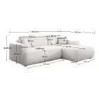 Ágyazható sarokgarnitúra 0000391431