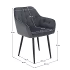 Fémvázas étkezőfotel S93518