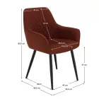 Fémvázas étkezőfotel S93527