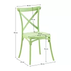 Műanyag kerti szék 0000396136