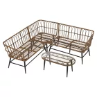 Kerti rattan szett 0000397040