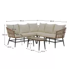 Kerti rattan szett 0000397040