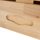 Fa franciaágy ágyneműtartóval A97543