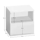 Fa éjjeliszekrény E98671