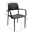 Műanyag kerti szék 0000399168