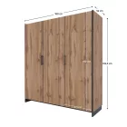 Gardróbszekrény 180 cm széles S00444