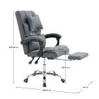 Lábtartós irodai szék F00715