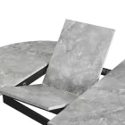 Bővíthető kerek étkezőasztal A00786