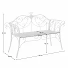 Fém kerti pad P00866