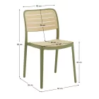 Kerti műanyag szék 0000400906