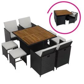 Kerti rattan szett G01031