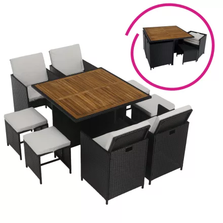 Kerti rattan szett G01031