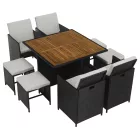 Kerti rattan szett G01031