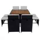 Kerti rattan szett G01031
