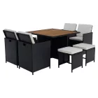Kerti rattan szett G01031
