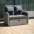 Kerti rattan szett G01034