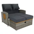 Kerti rattan szett G01034