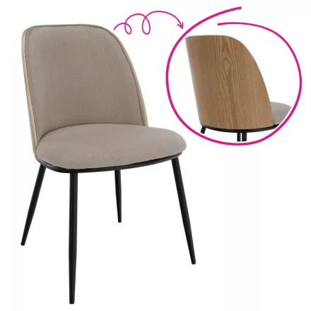 Fémvázas étkezőszék S03447
