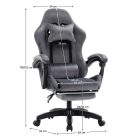 Szövet gamer szék F04181