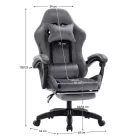 Szövet gamer szék F04181