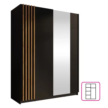 Gardróbszekrény 150 cm széles S05000