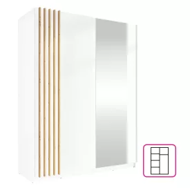 Gardróbszekrény 150 cm széles S05001
