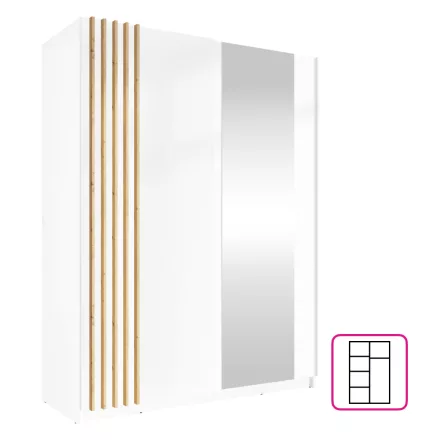 Gardróbszekrény 150 cm széles S05001