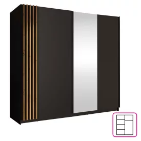 Gardróbszekrény 200 cm széles S05002