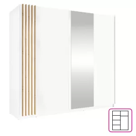 Gardróbszekrény 200 cm széles S05003